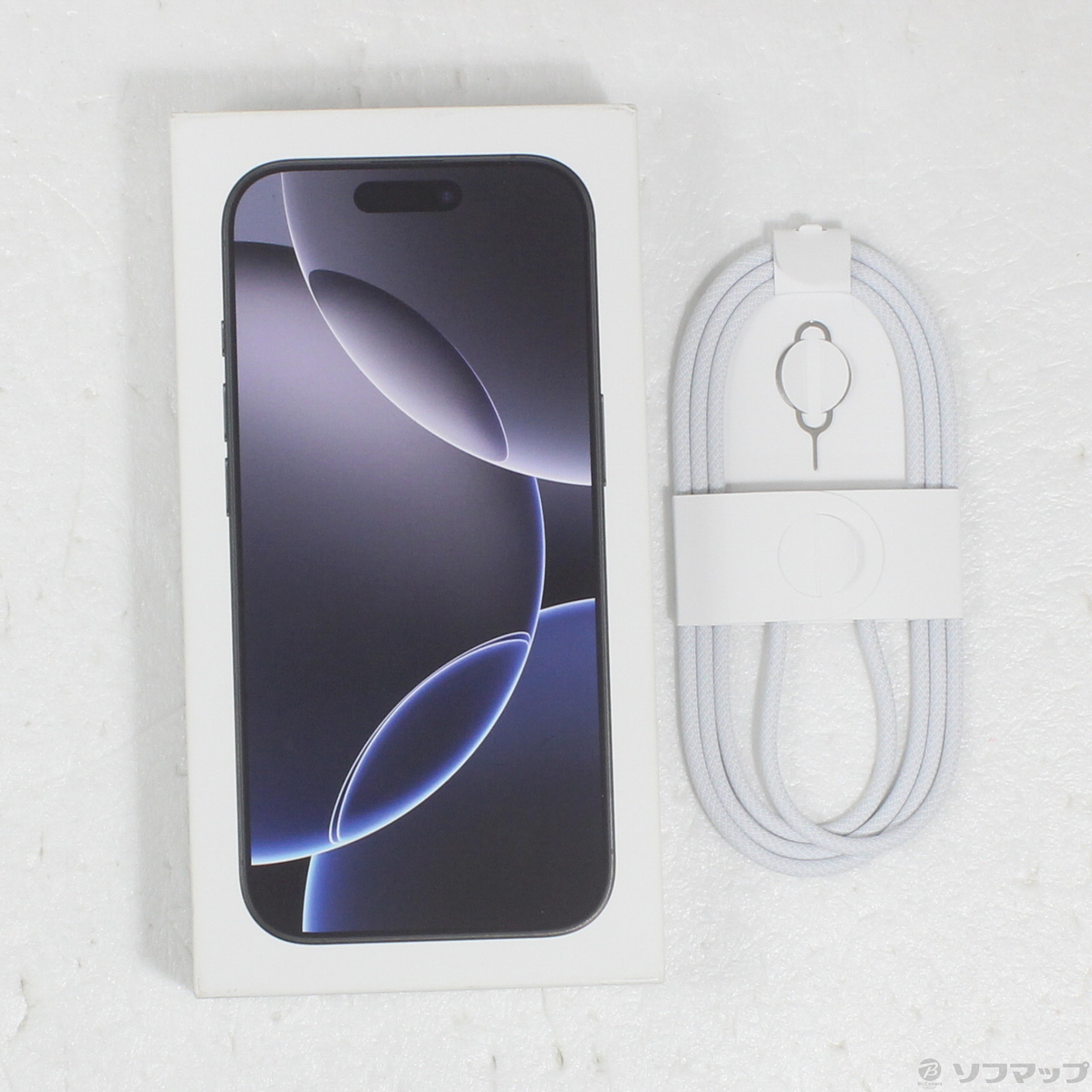 iPhone 16 Pro 128GB SIM�t���[ [�u���b�N�`�^�j�E��]�̐��i�摜5