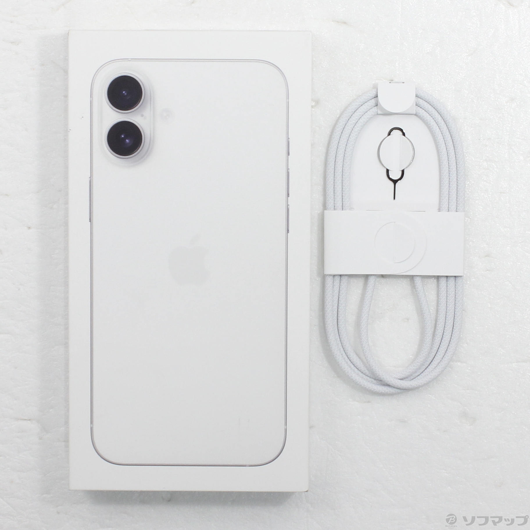 iPhone 16 Plus 128GB SIM�t���[ [�z���C�g]�̐��i�摜5