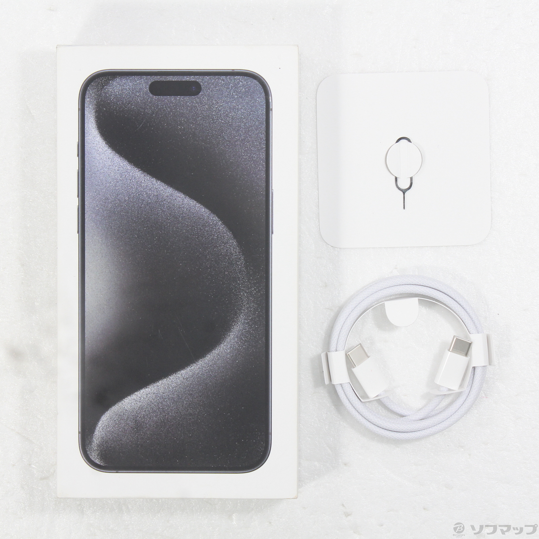 iPhone 15 Pro Max 256GB SIM�t���[ [�u���b�N�`�^�j�E��]�̐��i�摜5