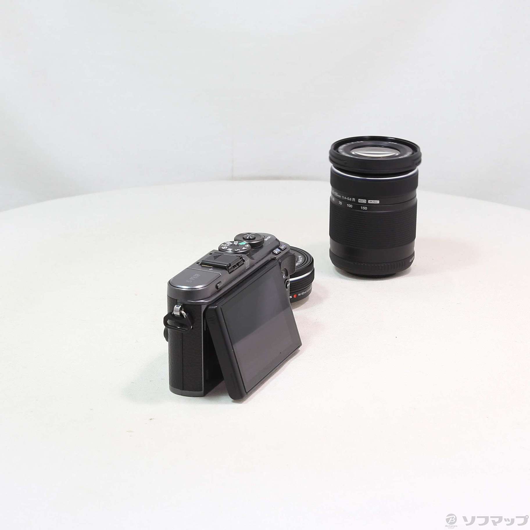 中古】OLYMPUS PEN E-PL10 EZ ダブルズームキット ブラック