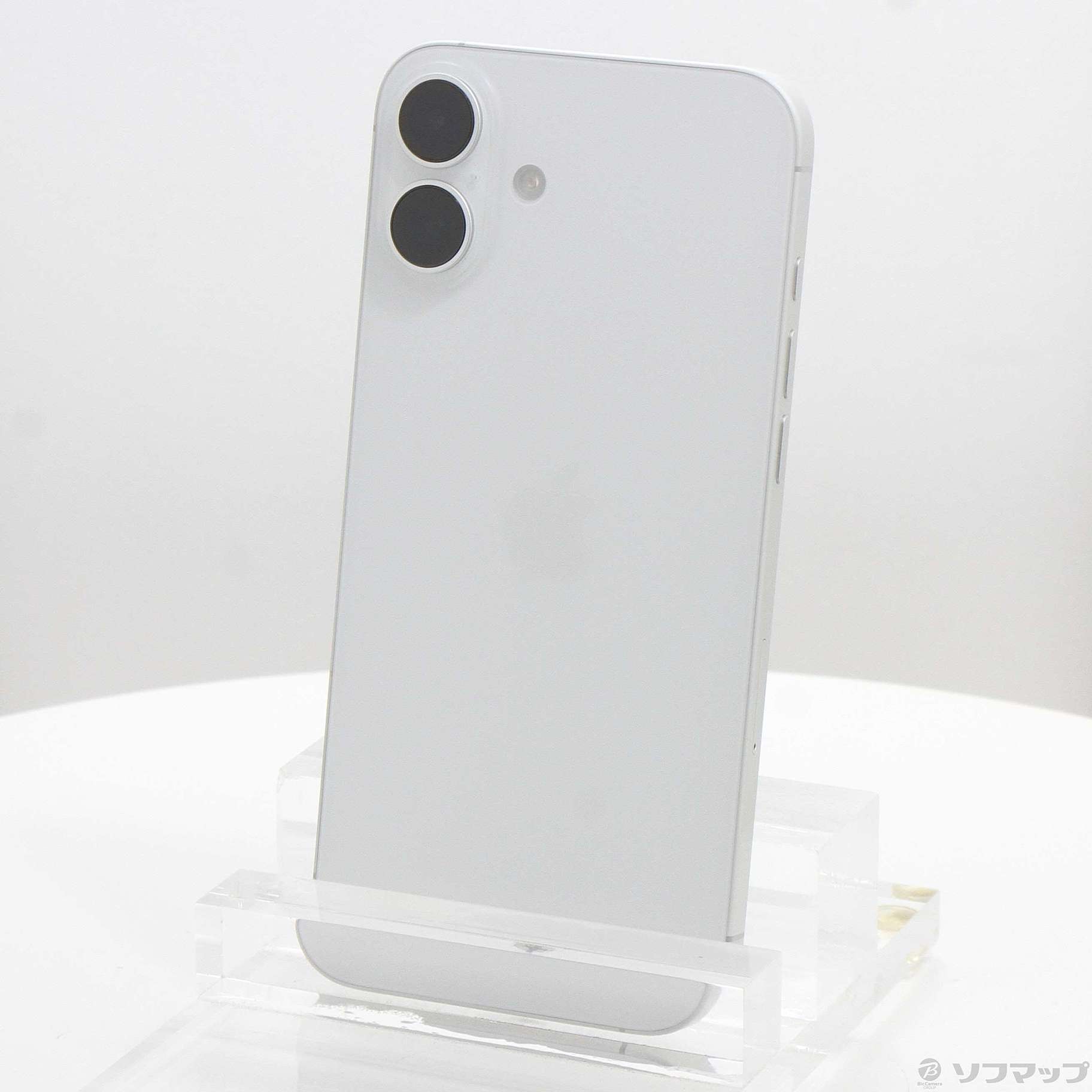 iPhone 16 Plus 128GB SIM�t���[ [�z���C�g]�̐��i�摜1