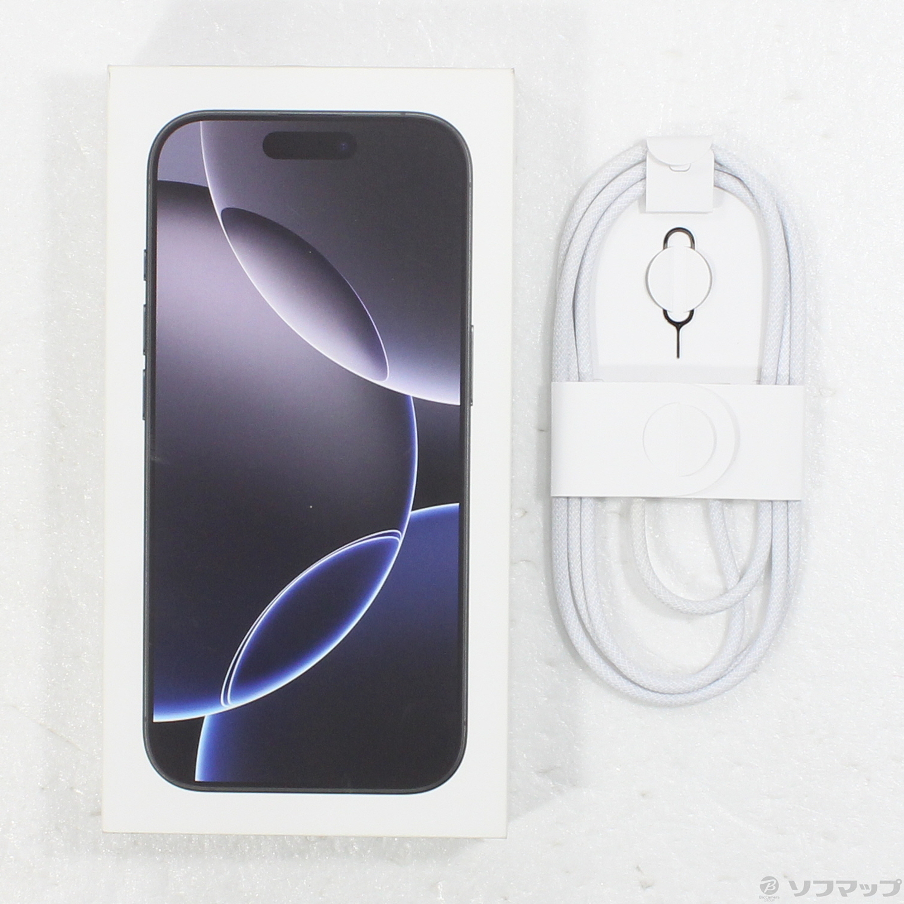iPhone 16 Pro 128GB SIM�t���[ [�u���b�N�`�^�j�E��]�̐��i�摜5