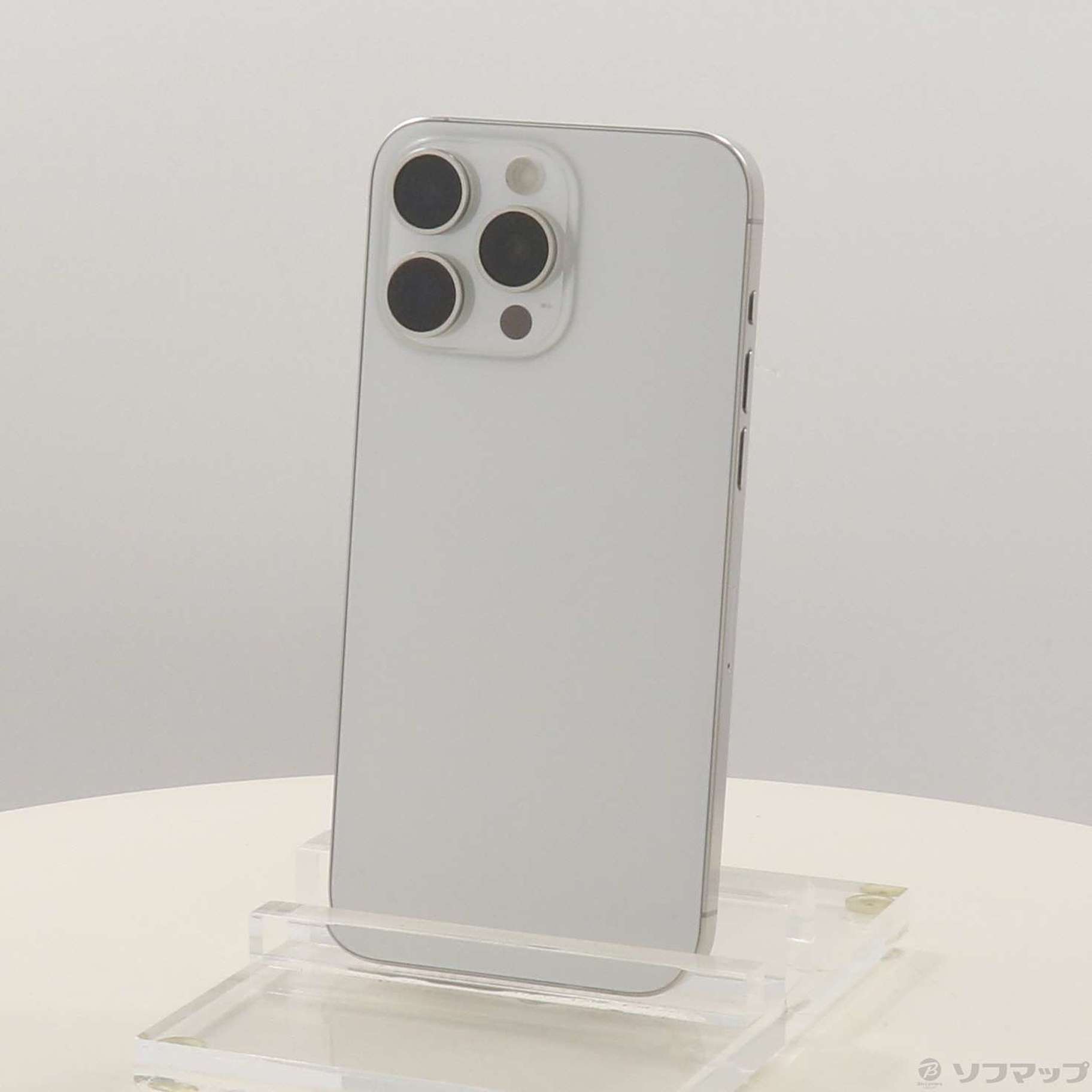 iPhone 15 Pro Max 256GB SIM�t���[ [�z���C�g�`�^�j�E��]