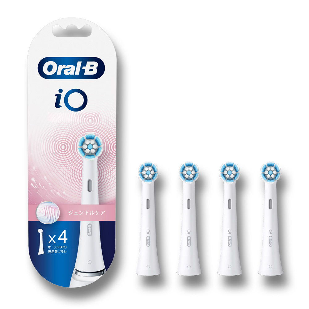 ジェントルクリーン替ブラシ Oral-B(オーラルB)iOシリーズ ホワイト iORBSW-4EL ［4本入］