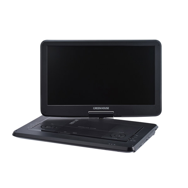 中古】〔展示品〕 ポータブルDVDプレーヤー GH-PDV15ATC-BK ブラック 