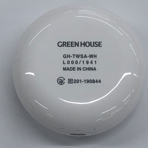 GREEN HOUSE GH-TWSG-WH WHITE - ヘッドフォン
