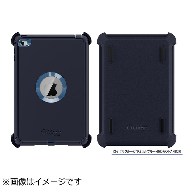 iPad mini 4用 Defender シリーズ ロイヤルブルー/アドミラルブルー 