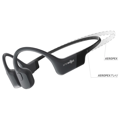 人気特販新品未使用 AfterShokz AEROPEX ブラック　AS800 ヘッドフォン/イヤフォン