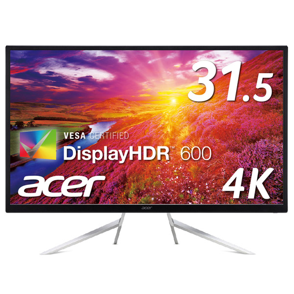 31.5インチゲーミング液晶モニター　ET322QKCbmiipzx  （VA/非光沢/3840x2160/4K/60Hz/400cd/4ms/HDMI・DisplayPort） ET322QKCb