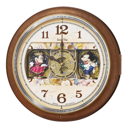 SEIKO ディズニー 掛け時計 からくり時計 ミッキー ミニー 動作品 掛時計