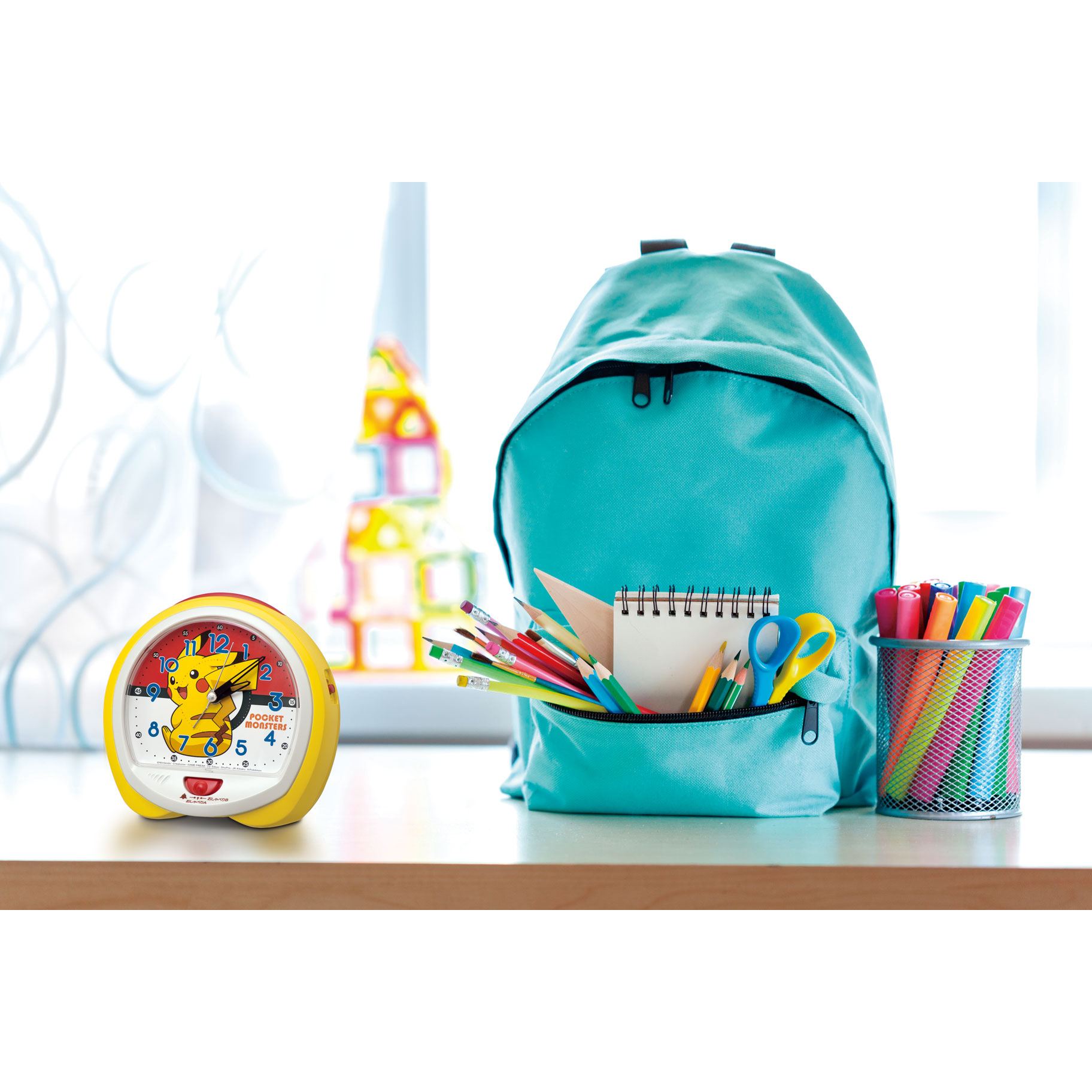 目覚まし時計 ポケットモンスター 黄色 Cq423y アナログ の通販はソフマップ Sofmap