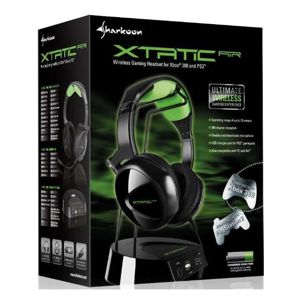 X-Tatic AIR SGH-XTA ワイヤレスゲーミングヘッドセット[PC・Xbox 360