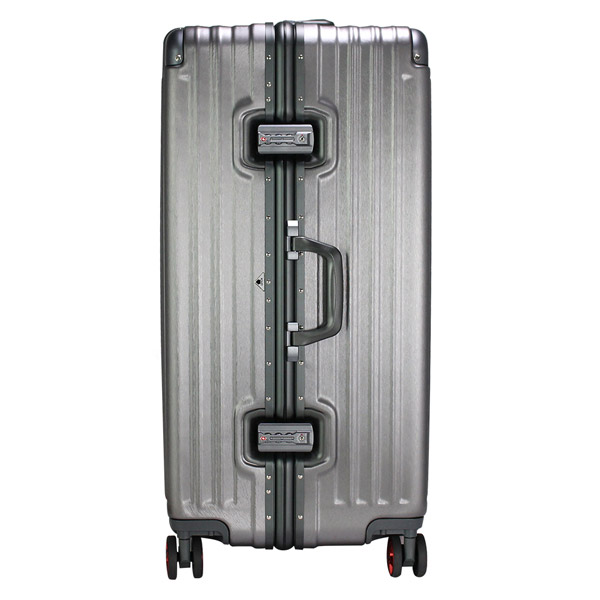 TSAロック搭載スーツケース（88L） TRI1102-73 アルミシルバー チタン