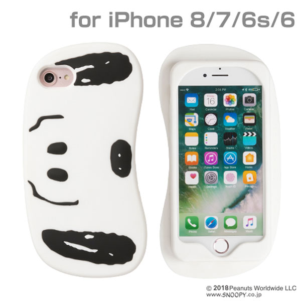 Iphone 8 7 6s 6専用 Peanuts ピーナッツ マネッコアイケース スヌーピー 困惑 276 6419 の通販はソフマップ Sofmap