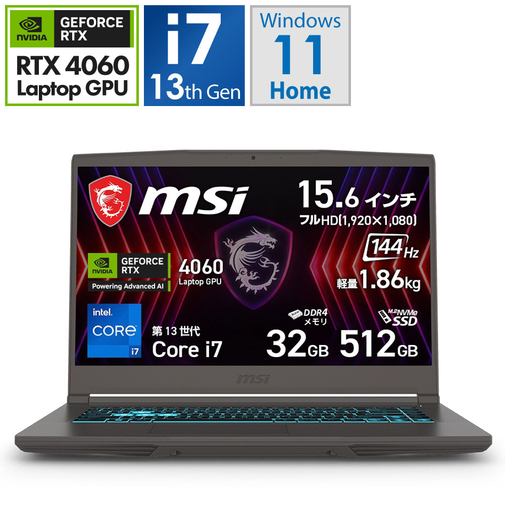 早い者勝ち　ゲーミングノートPC / core i3-4100MGTX760M ゲーミングノートパソコン Thin 15 B13V コスモスグレイ Thin-15-B13VF