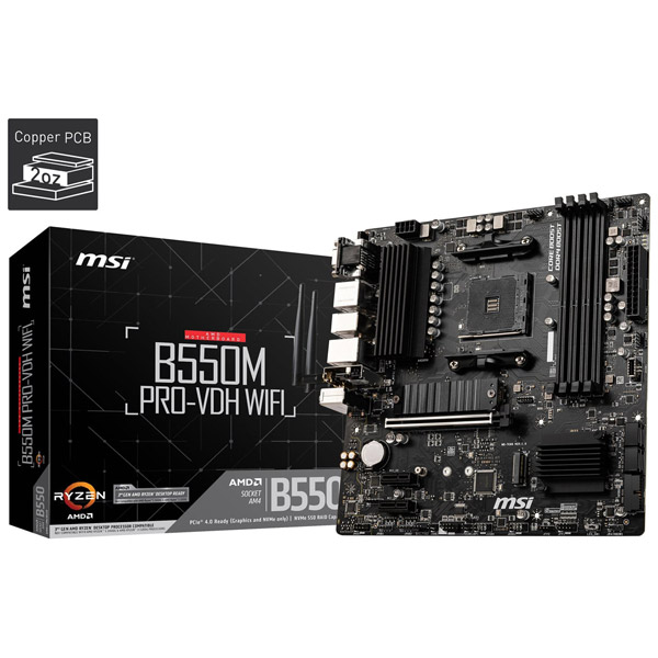 マザーボード B550M PRO-VDH WIFI ［MicroATX /Socket AM4］｜の通販は