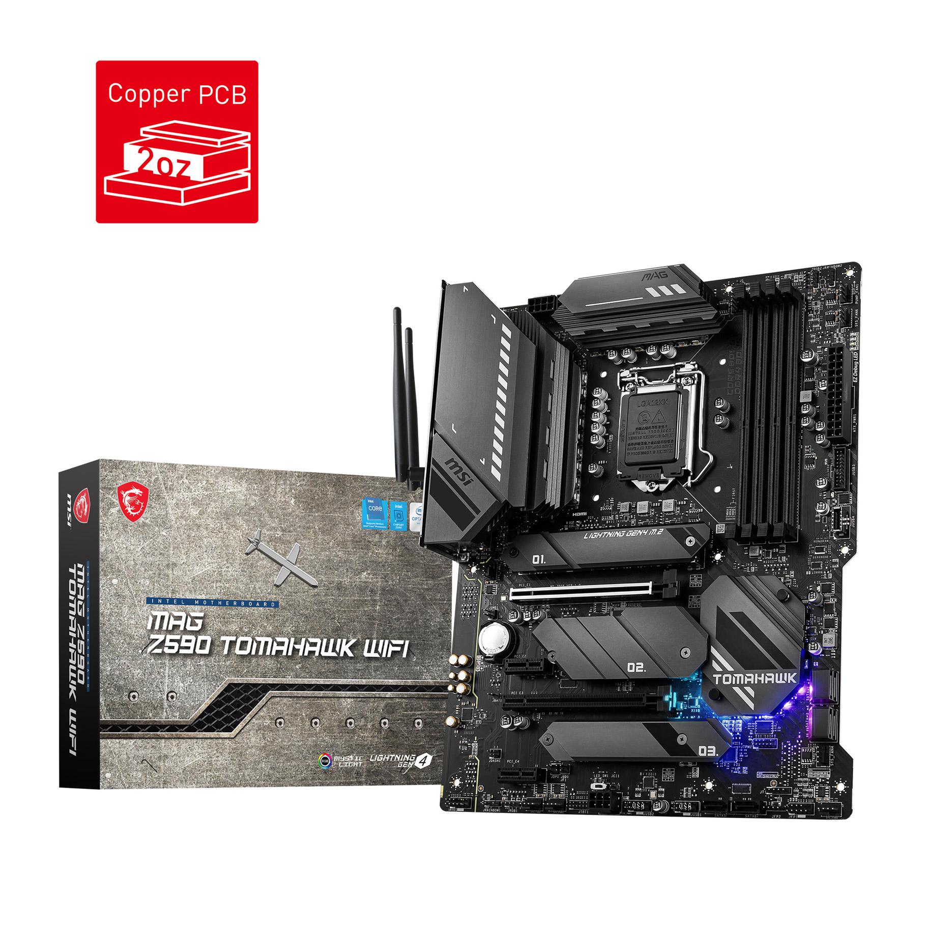 マザーボード5個 マザーボード MAG Z590 TOMAHAWK WIFI ［LGA1200］｜の通販は