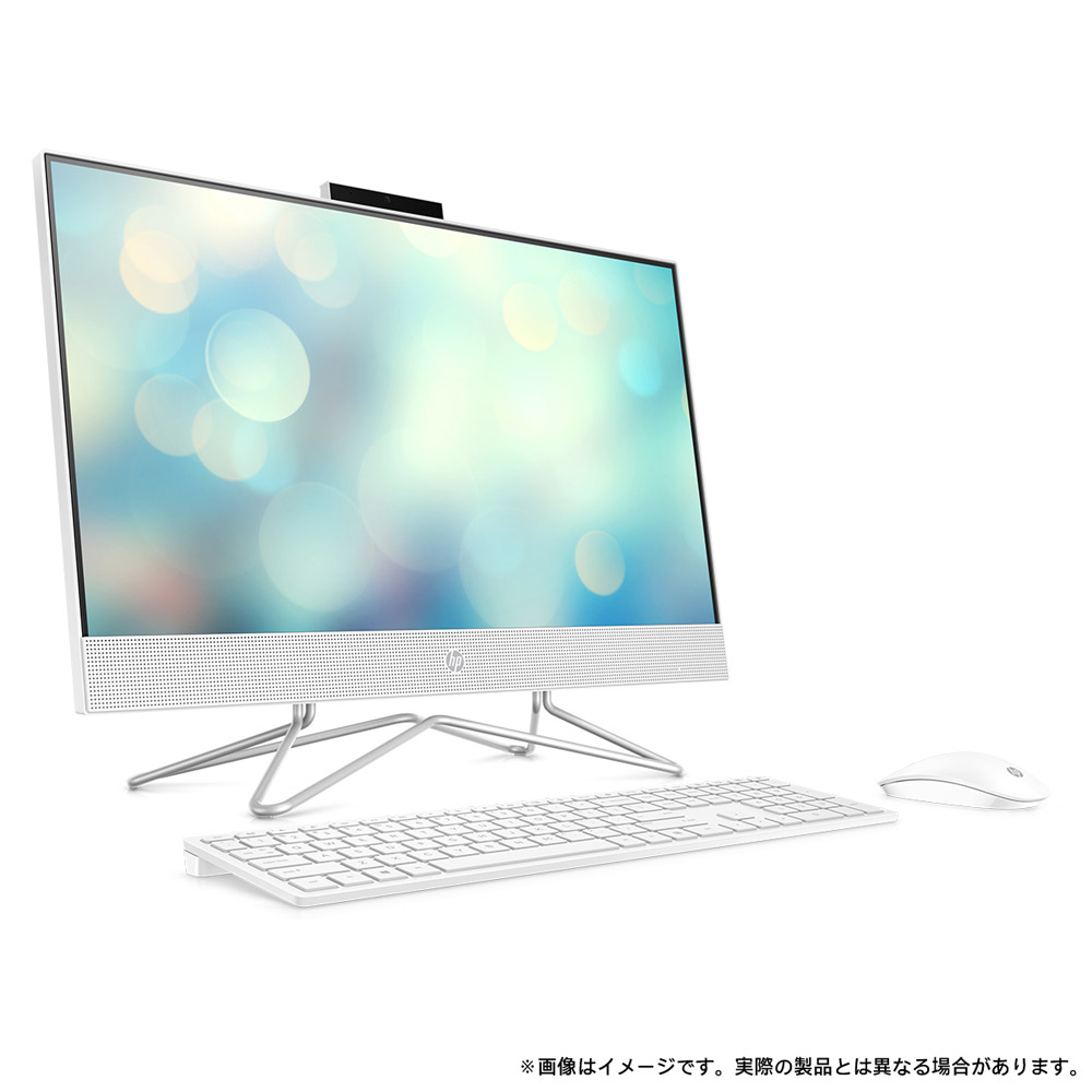9EH12AA-AAAB デスクトップパソコン HP All-in-One 24-df0202jp-OHB ピュアホワイト ［23.8型 /intel  Core i5 /HDD：2TB /SSD：256GB /メモリ：8GB /2020年11月モデル］