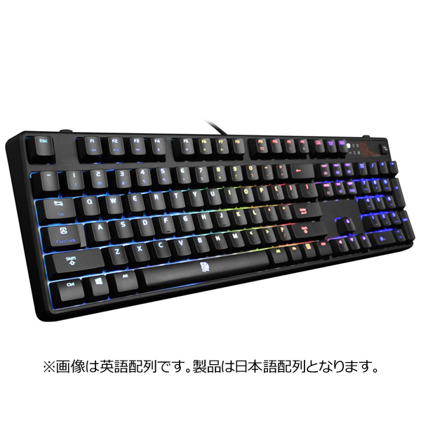 KB-PZR-KLBRJP-01 ゲーミングキーボード Poseidon Z RGB ブラック ［USB /コード ］_2