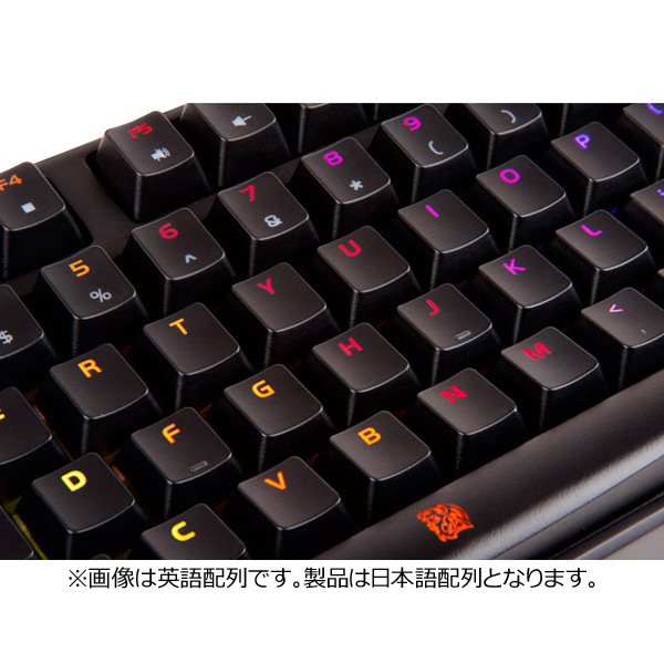 KB-PZR-KLBRJP-01 ゲーミングキーボード Poseidon Z RGB ブラック ［USB /コード ］_6