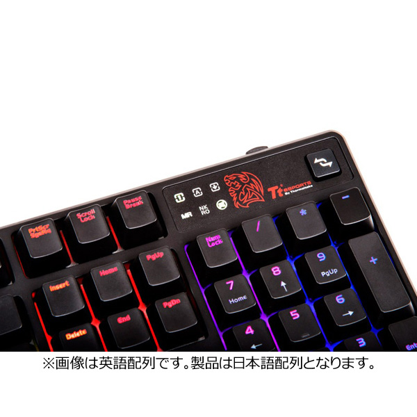 KB-PZR-KLBRJP-01 ゲーミングキーボード Poseidon Z RGB ブラック ［USB /コード ］_8