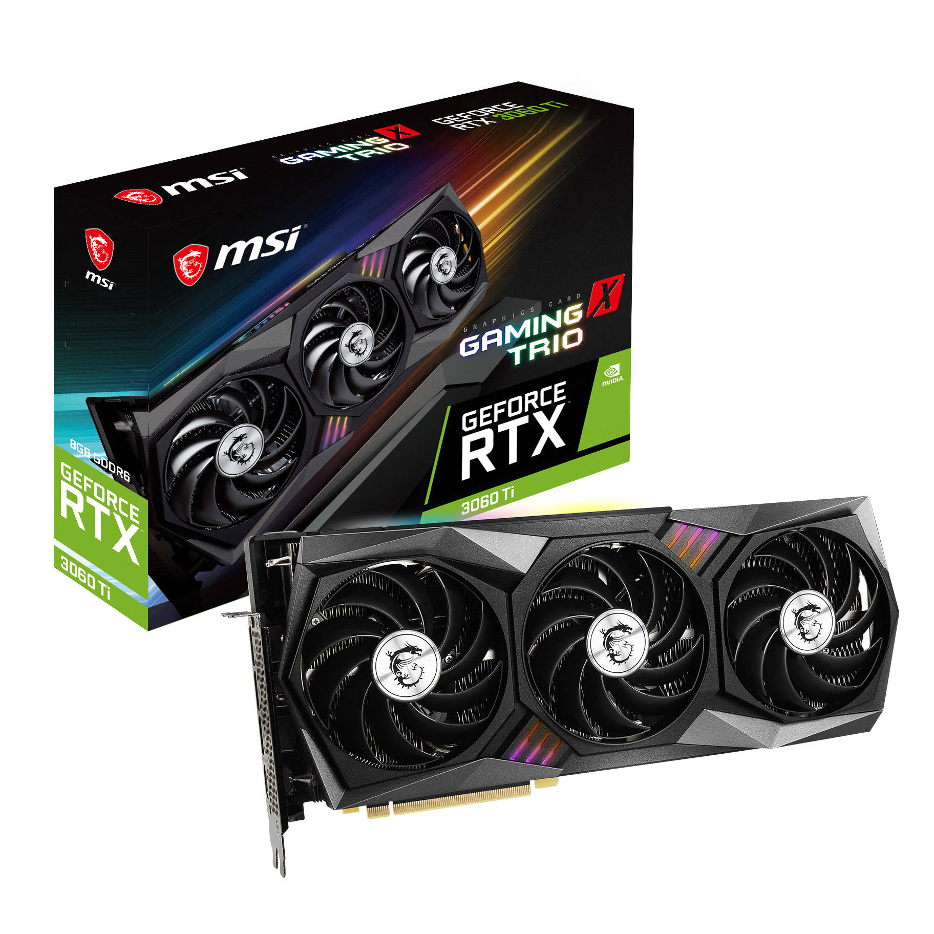 グラフィックボード GeForce RTX 3060 Ti GAMING X TRIO ［GeForce RTXシリーズ /8GB］