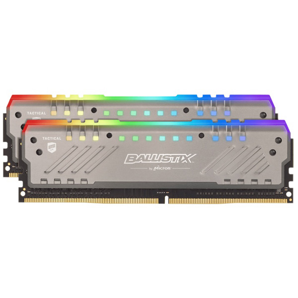 Crucial DDR4-2666 デスクトップ用メモリ 16GB 2枚組 RGB LED搭載 ...