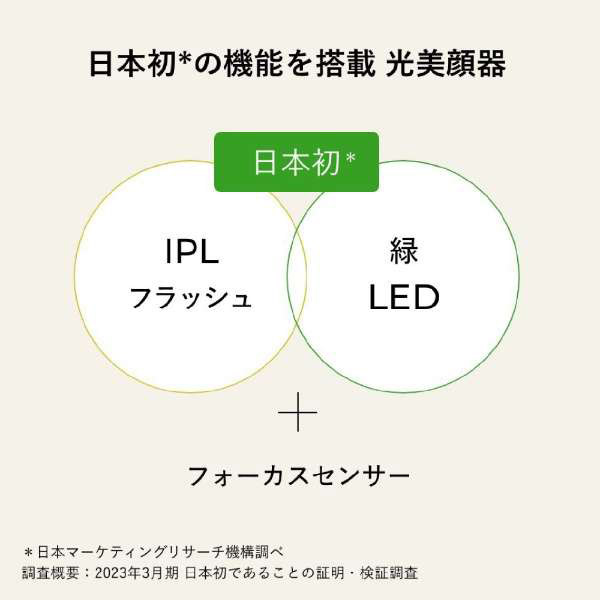 光美顔器 ブルーグリーンショット YJFC0B ［LED美顔器 /国内・海外対応