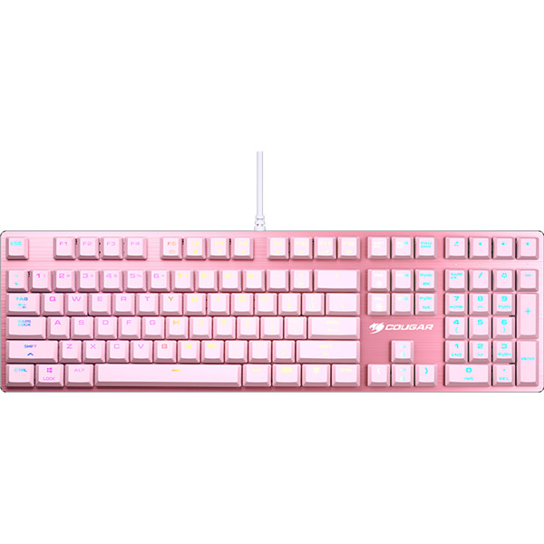 ゲーミングキーボード マウス ピンク