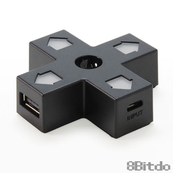【在庫限り】 8BITDO DPAD USB HUB 【PS4/レトロフリーク】 [CY-8BUSHUB-BK]_1
