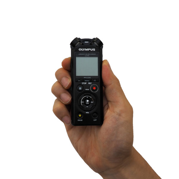 LS-P4 ICレコーダー ブラック [8GB /Bluetooth対応 /ハイレゾ対応]