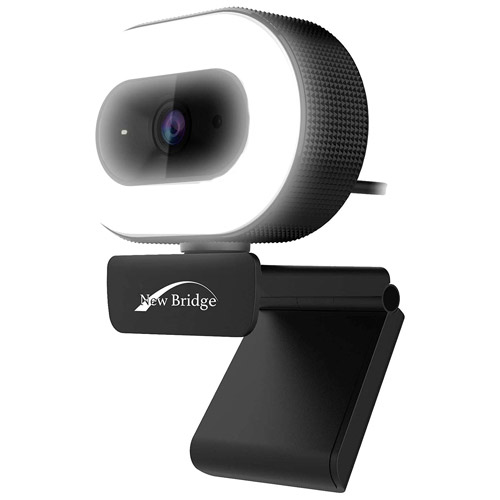 NB-05 ウェブカメラ マイク内蔵・LEDライト付 ブラック [有線]｜の通販