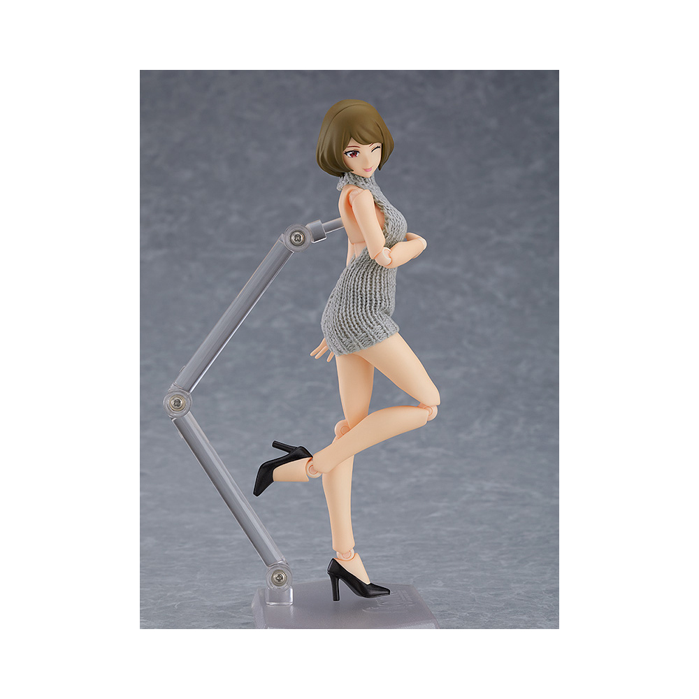 figma Styles 女性 body（チアキ） with バックレスセーターコーデ 