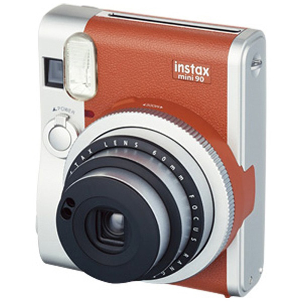 インスタントカメラ instax mini 90 『チェキ』 ネオクラシック ブラウン