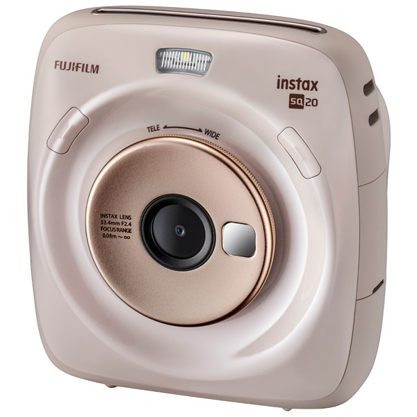 イブリッドインスタントカメラ instax SQUARE SQ20 ブラック