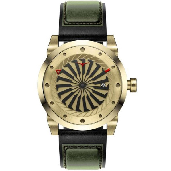 ZINVO ジンボ 自動巻き 腕時計ウォッチ ゴールド-