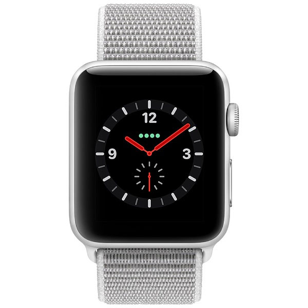 Apple Watch Series 3（GPS Cellularモデル） 42mm シルバーアルミニウムケースとシーシェルスポーツループ  MQKQ2J/A｜の通販はソフマップ[sofmap]