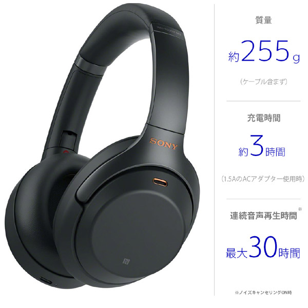 【5年保証付】SONY WH-1000XM3(S)