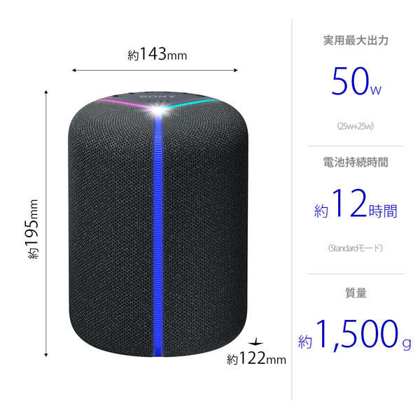 SRS-XB402G SONY スマートスピーカー Bluetooth対応 海水 - スピーカー 