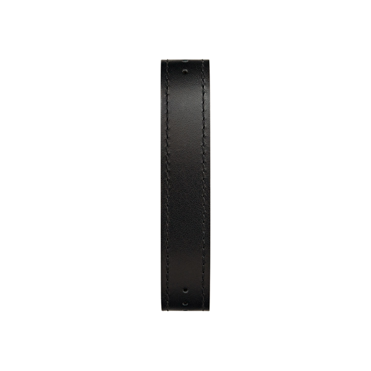 【wena3専用のアクセサリー】wena 3 leather band 18mm Premium Black ブラック WNW-CB2118/B