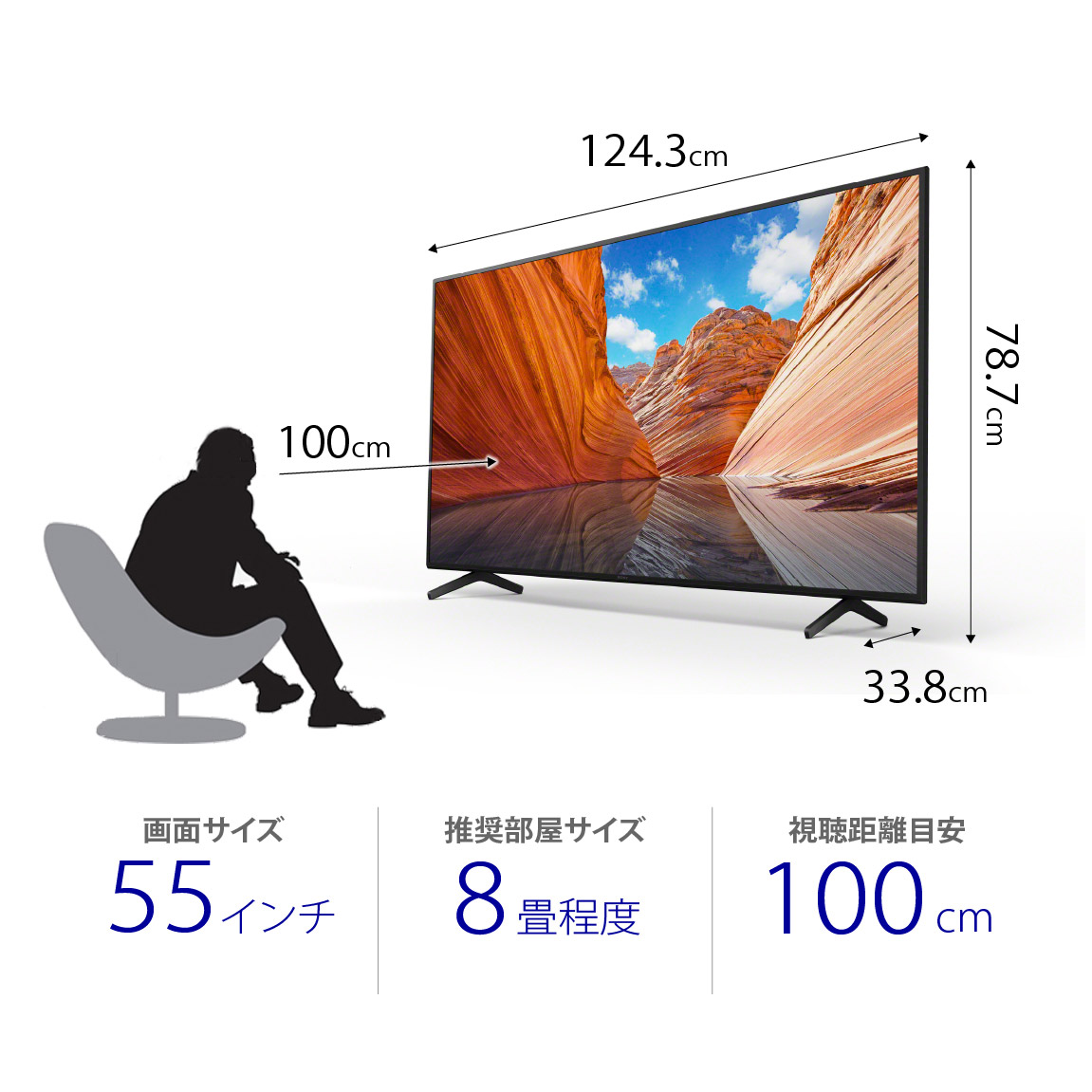 SONY BRAVIA 液晶テレビ　55型　55v ジャンク品