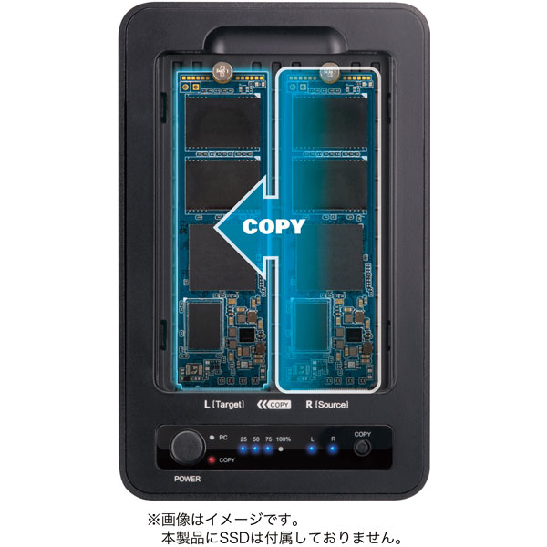CRCBM2NV2U32CP SSDケース USB-C＋USB-A接続 裸族のクローンベース NVMe ［M.2対応 /NVMe  /2台］｜の通販はソフマップ[sofmap]