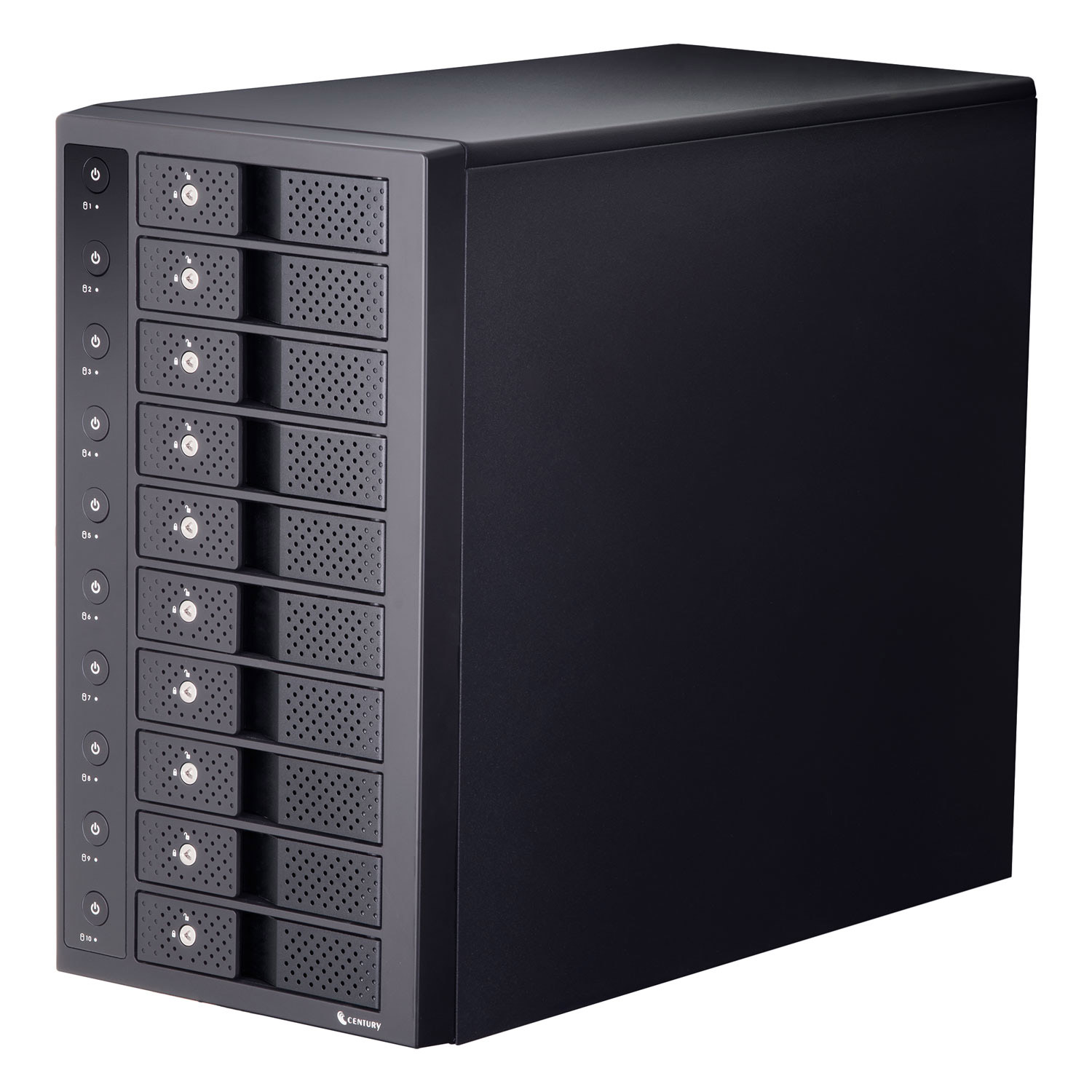CRST1035U32CIS HDD/SSDケース USB-C＋USB-A接続 ブラック ［3.5インチ