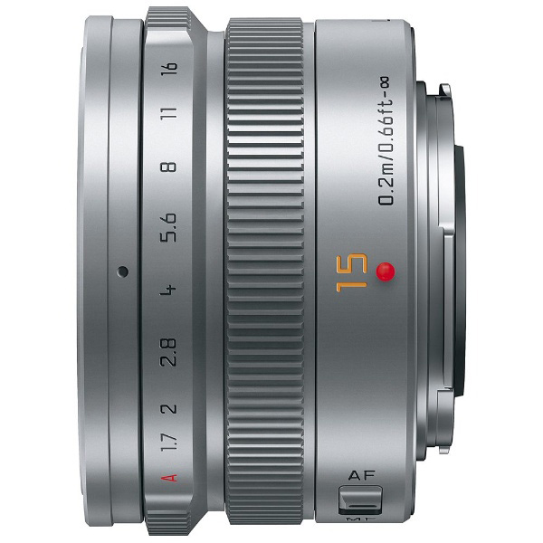 カメラレンズ LEICA DG SUMMILUX 15mm/F1.7 ASPH.【マイクロフォーサーズマウント】（シルバー ）｜の通販はソフマップ[sofmap]