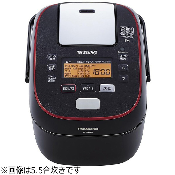 炊飯器 SR-SPA187-K ブラック ［1升 /圧力IH］｜の通販は
