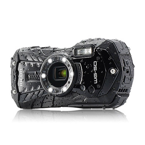 防水コンパクトデジタルカメラ RICOH WG-50（ブラック） WG-50