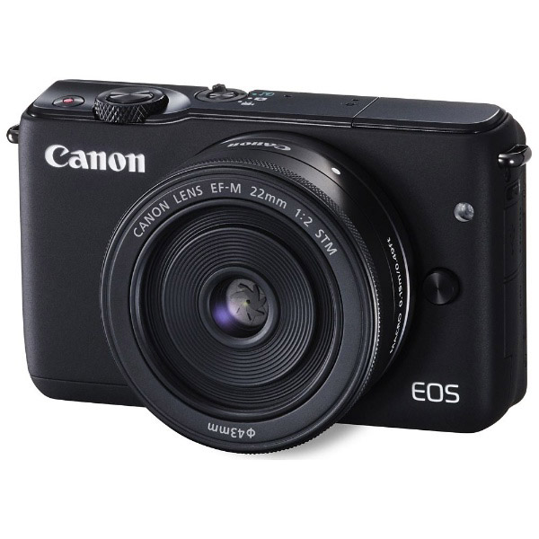 EOS M10 ミラーレス一眼カメラ ブラック ［ズームレンズ+単焦点レンズ