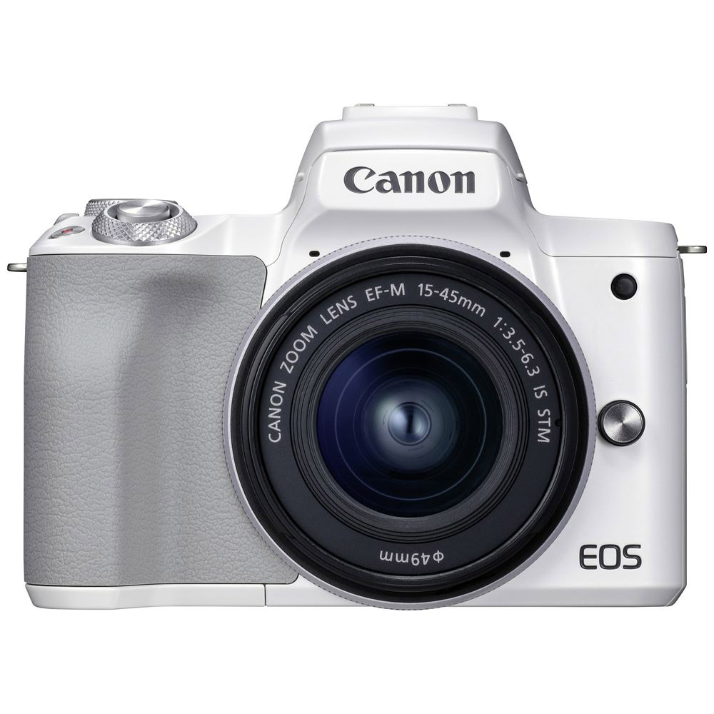 EOS Kiss M2 ミラーレス一眼カメラ EF-M15-45 IS STM レンズキット ホワイト EOSKISSM2WH1545ISLK ［ズーム レンズ］｜の通販はソフマップ[sofmap]