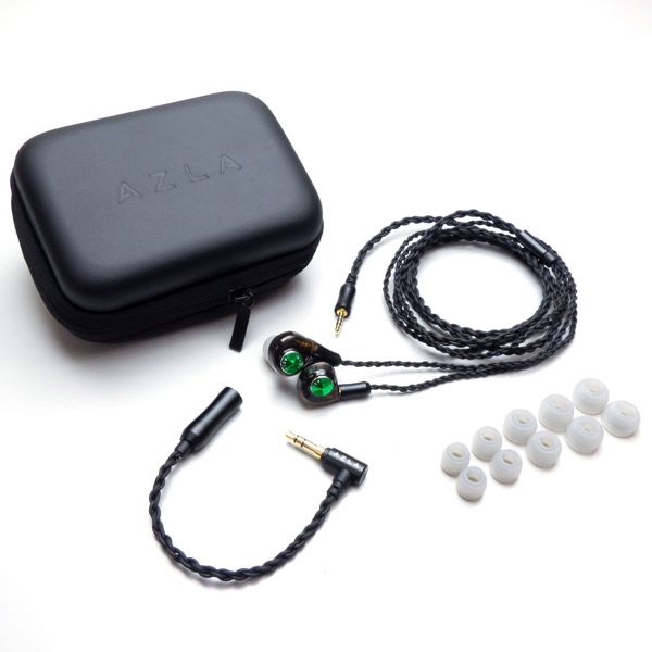 ZWEI Emerald Green AZLA-ZWEI-GRN 【φ2.5mm 超ミニプラグ】 カナル型 