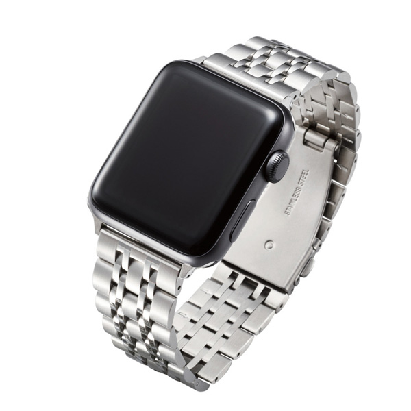 Apple Watch 44mm 繧ｹ繝�繝ｳ繝ｬ繧ｹ繝舌Φ繝� 7騾｣ 繧ｷ繝ｫ繝舌�ｼ AW-44BDSS7SV�ｽ懊�ｮ騾夊ｲｩ縺ｯ繧ｽ繝輔�槭ャ繝夕sofmap]